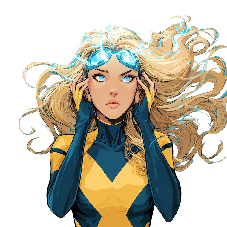 Psychic Superhero V2 Vinyl Car Decal Sticker – Waterproof & UV-Resistant 3.4133333333333336"