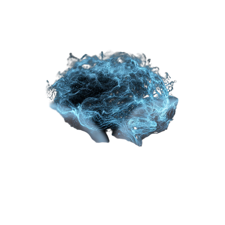 Holographic Brain Ai Vinyl Car Decal Sticker – Waterproof & UV-Resistant 3.4133333333333336"