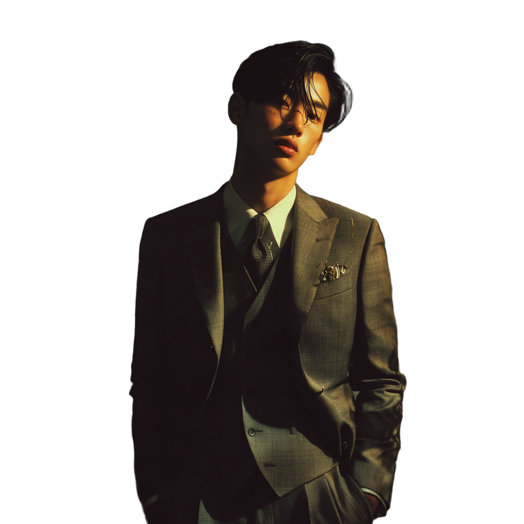 Handsome Korean Man V33 Vinyl Car Decal Sticker – Waterproof & UV-Resistant 6.826666666666667"