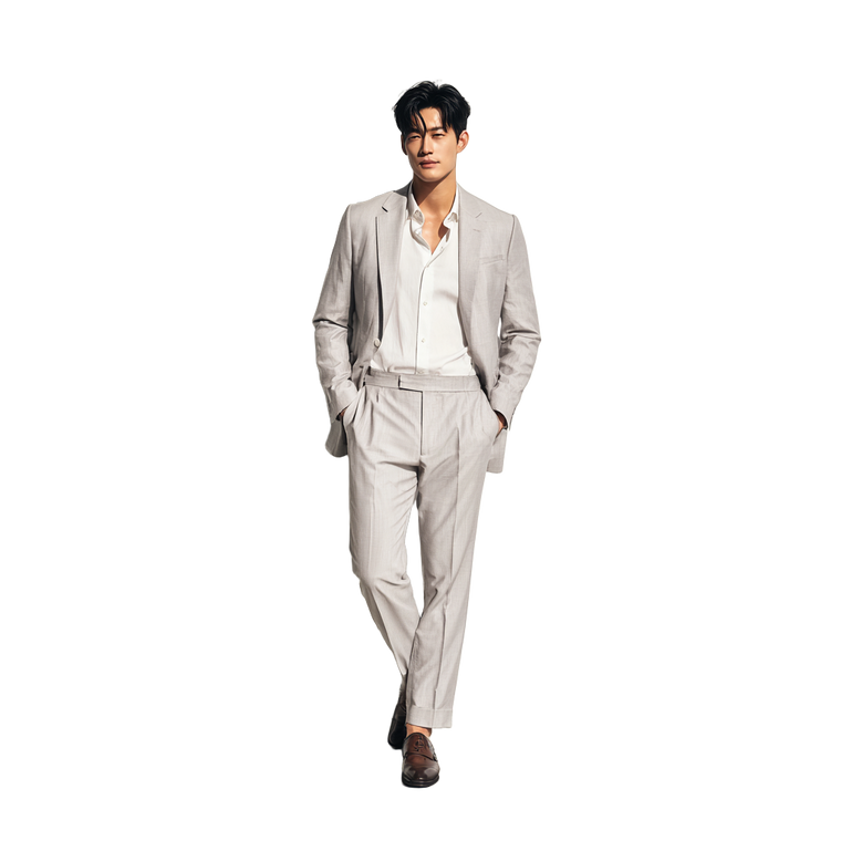 Korean Men'S Model Vinyl Car Decal Sticker – Waterproof & UV-Resistant 3.4133333333333336"