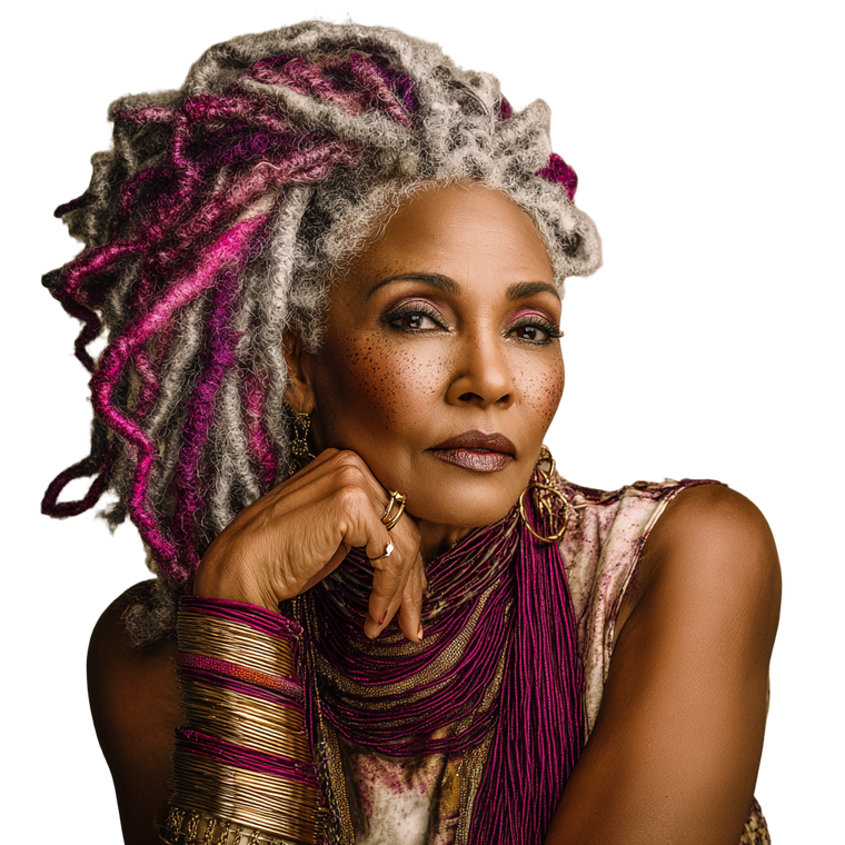 Confident Afro-Caribbean Portrait Vinyl Car Decal Sticker – Waterproof & UV-Resistant 3.4133333333333336"