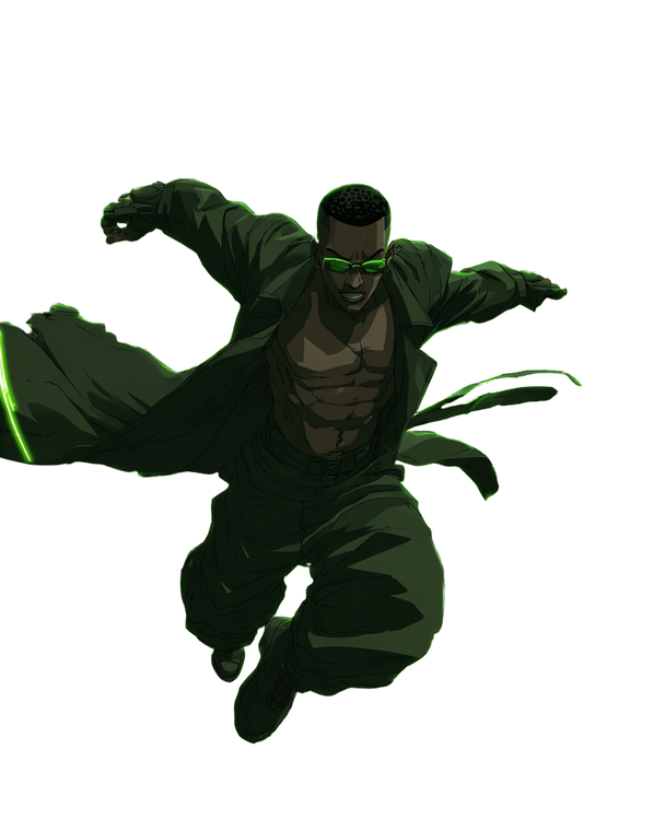 Matrix Anime Hero Vinyl Car Decal Sticker – Waterproof & UV-Resistant 4.0"