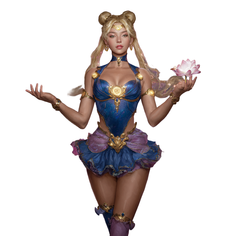 Divine Sailor Moon Vinyl Car Decal Sticker – Waterproof & UV-Resistant 3.4133333333333336"