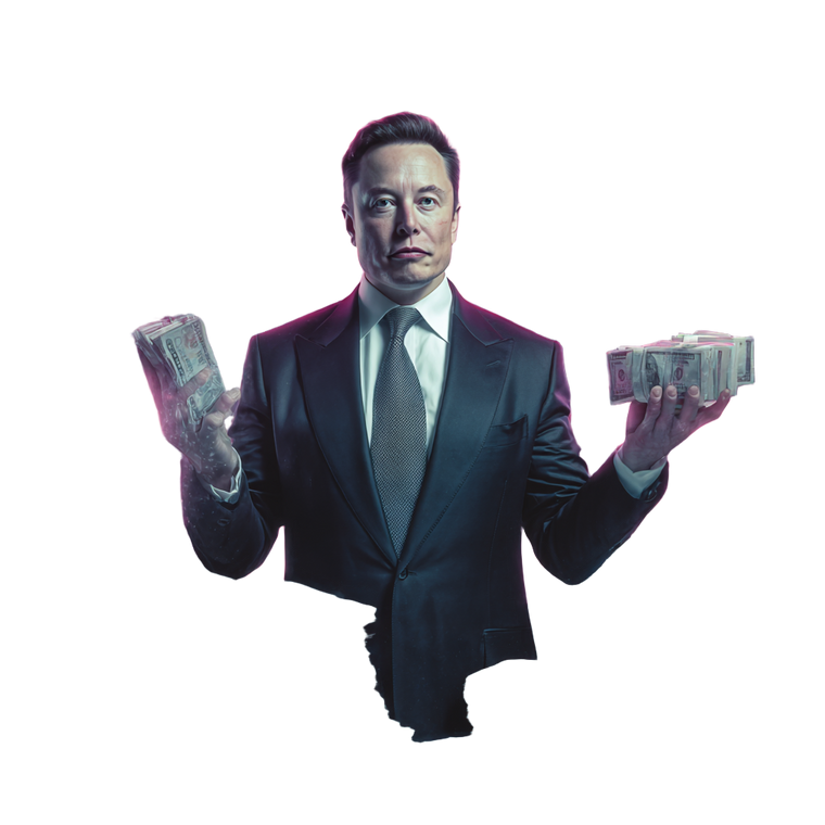 Elon Musk Wealth Vinyl Car Decal Sticker – Waterproof & UV-Resistant 3.4133333333333336"