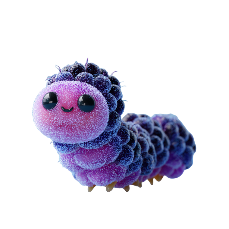 Adorable Worm Vinyl Car Decal Sticker – Waterproof & UV-Resistant 6.826666666666667"