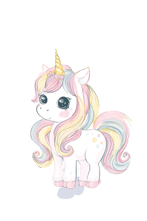 Magical Unicorn Scene V4 Vinyl Car Decal Sticker – Waterproof & UV-Resistant 8.96"