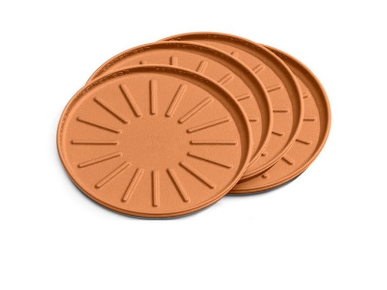 Weathertech Terra Cotta Coasters | Set of 4 - Anti-Slip, Easy to Clean, Heat Resistant