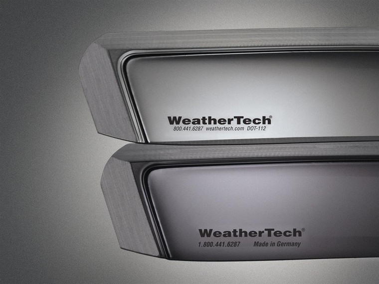 Enhance Your Ride | Weathertech Rainguard for Ford F-Series | Set of 4 Dark Smoke Aerodynamic In-Channel Guards