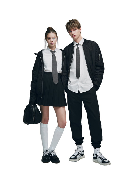 Stylish Young Duo Vinyl Car Decal Sticker – Waterproof & UV-Resistant 8.213333333333333"