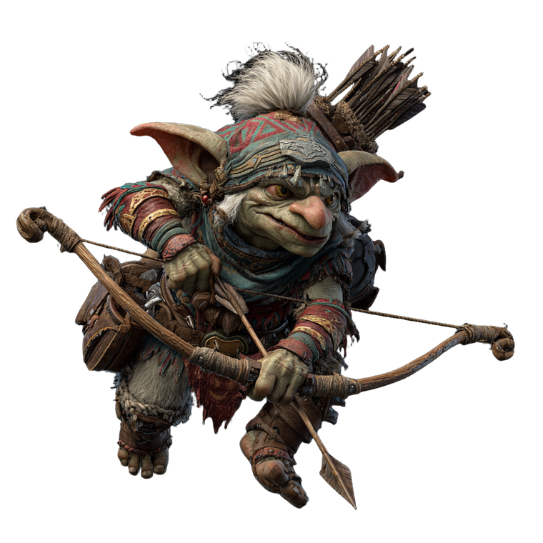Goblin Archer V4 Vinyl Car Decal Sticker – Waterproof & UV-Resistant 6.826666666666667"