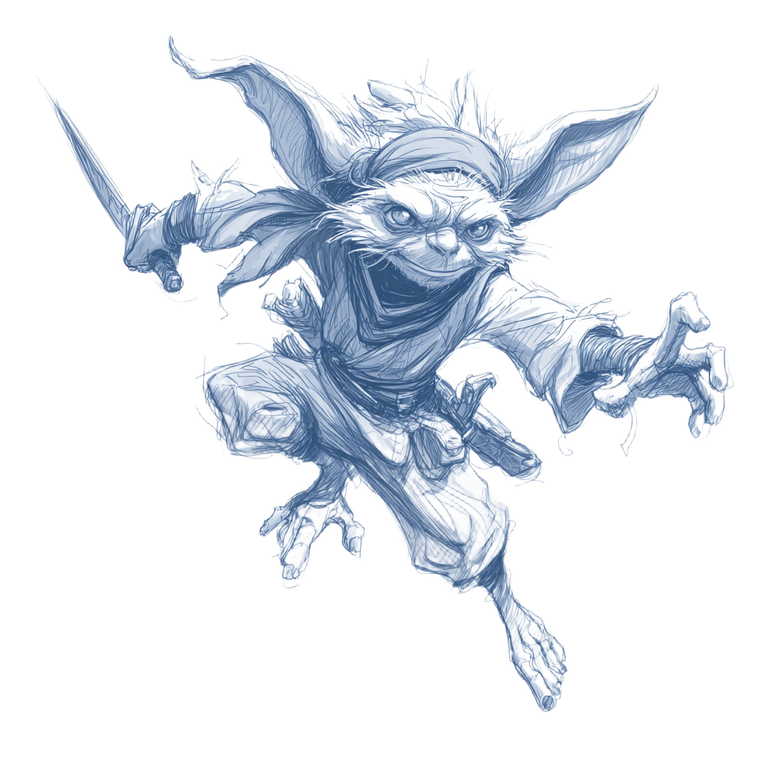 Fantasy Bat Monkey Goblin Vinyl Car Decal Sticker – Waterproof & UV-Resistant 3.4133333333333336"