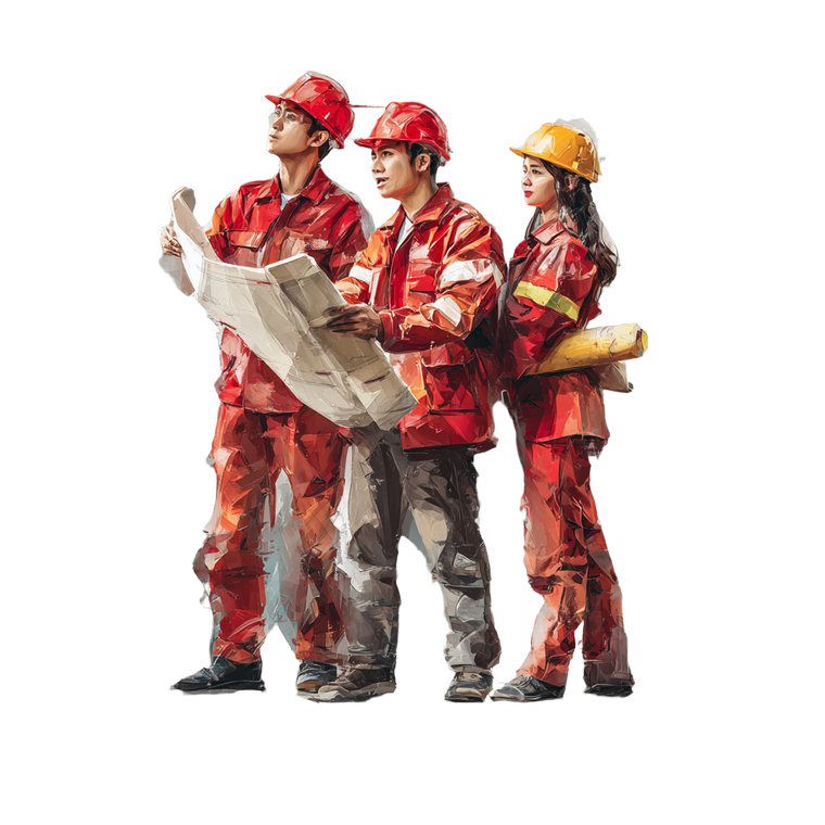 Indonesian Construction Workers Vinyl Car Decal Sticker – Waterproof & UV-Resistant 6.826666666666667"