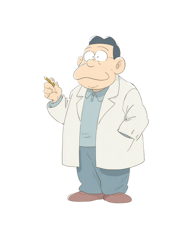 Doctor With Chalk Vinyl Car Decal Sticker – Waterproof & UV-Resistant 8.0"