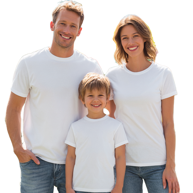 Happy Family Portrait V30 Vinyl Car Decal Sticker – Waterproof & UV-Resistant 3.4133333333333336"
