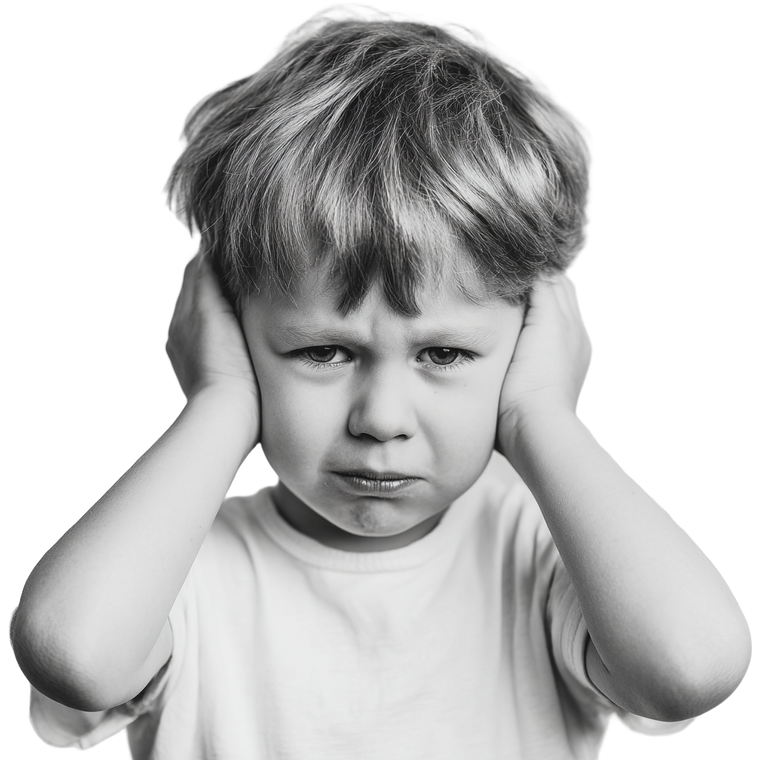 Scared Crying Boy Vinyl Car Decal Sticker – Waterproof & UV-Resistant 3.4133333333333336"
