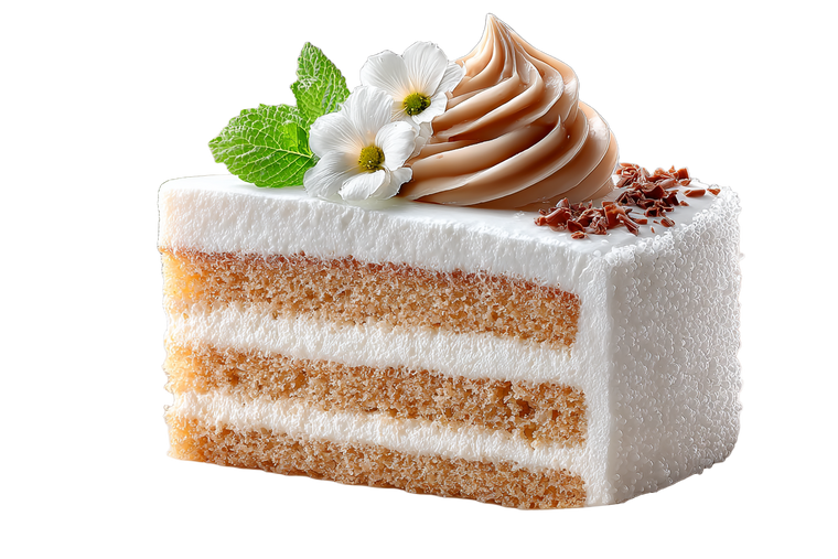 Lucuma Cake Slice Vinyl Car Decal Sticker – Waterproof & UV-Resistant 2.986666666666667"