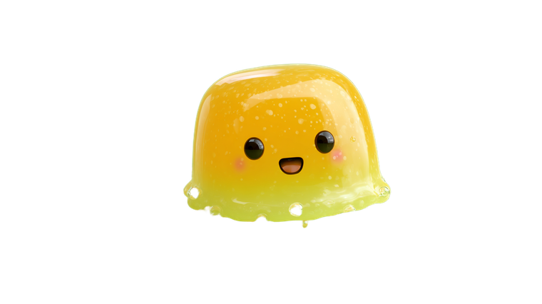 Kawaii Dancing Jelly Vinyl Car Decal Sticker – Waterproof & UV-Resistant 2.72"