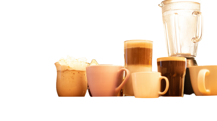 Colorful Coffee Cups Vinyl Car Decal Sticker – Waterproof & UV-Resistant 5.4