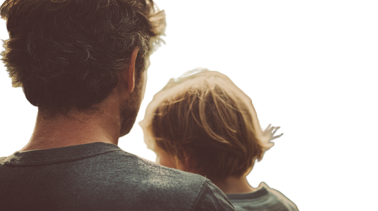 Family Bonding Moment V4 Vinyl Car Decal Sticker – Waterproof & UV-Resistant 2.72"