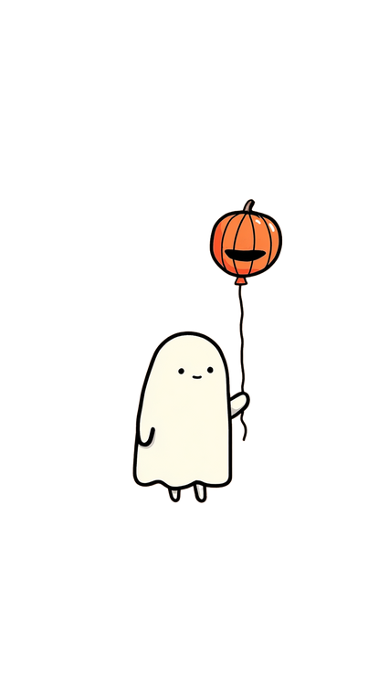 Cute Ghost Clipart V7 Vinyl Car Decal Sticker – Waterproof & UV-Resistant 4.8533333333333335"