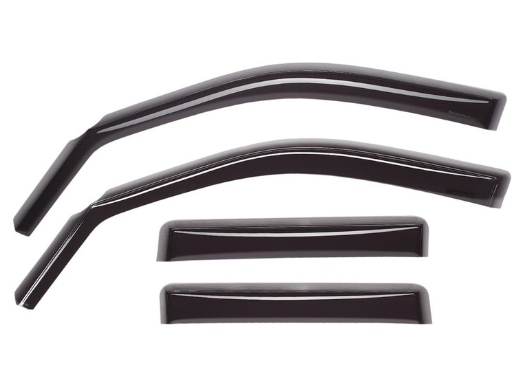 Weathertech Rainguard 82872 Aerodynamic Design; In-Channel; Dark Smoke; Acrylic; Set of 4