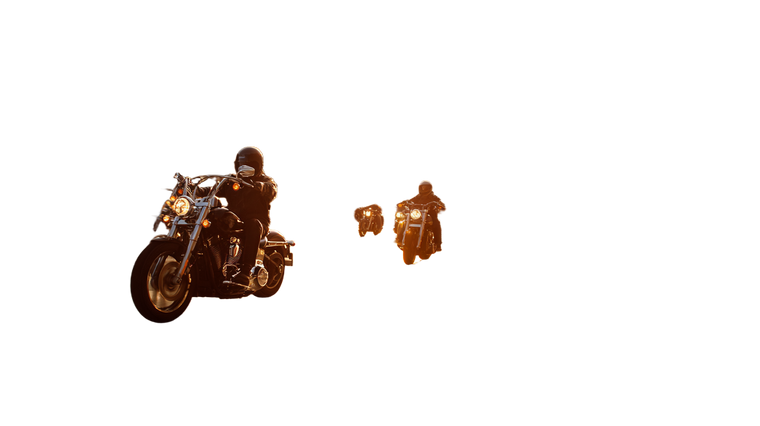 Harley Bikers Convoy Vinyl Car Decal Sticker – Waterproof & UV-Resistant 5.4