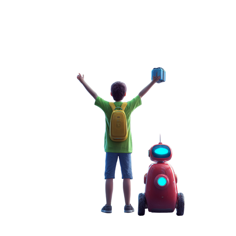 Futuristic Delivery Scene Vinyl Car Decal Sticker – Waterproof & UV-Resistant 3.4133333333333336"