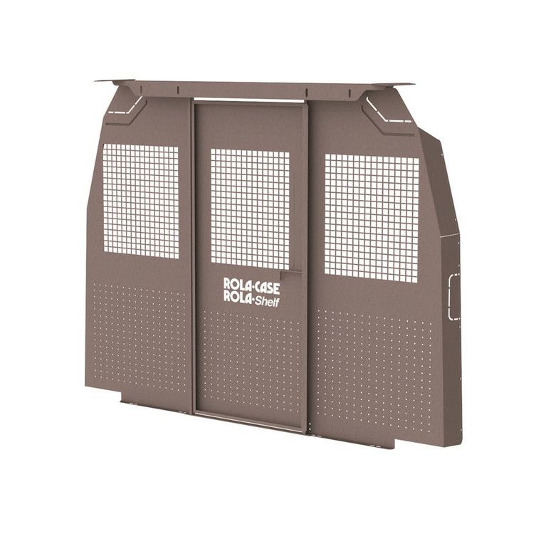 Heavy Duty Gray Steel Bulkhead Divider | Chevy Express 1500 2500 3500,GMC Savana 1500 2500 3500 | Perfect Fit 1997-2024