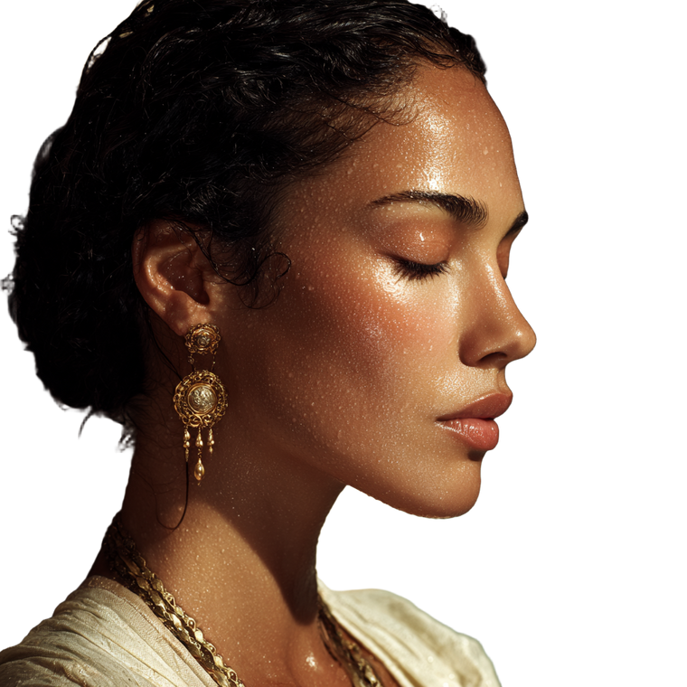 Greek Beauty Goddess Vinyl Car Decal Sticker – Waterproof & UV-Resistant 3.4133333333333336"