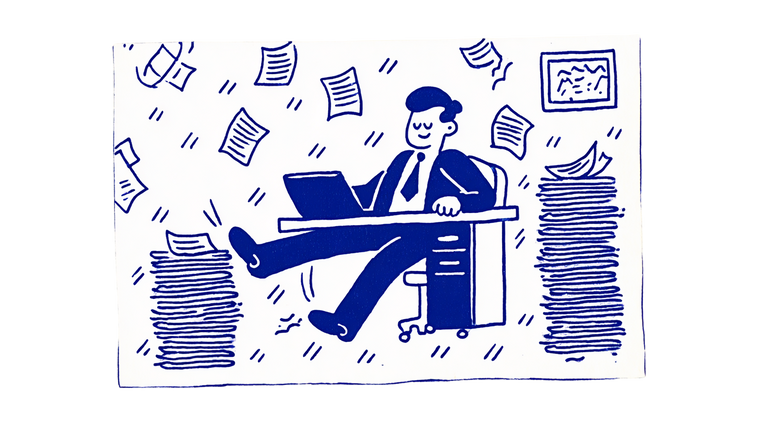 Relaxed Lawyer Vinyl Car Decal Sticker – Waterproof & UV-Resistant 5.4