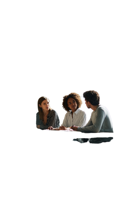 Colleagues Discussing Project V2 Vinyl Car Decal Sticker – Waterproof & UV-Resistant 4.8533333333333335"