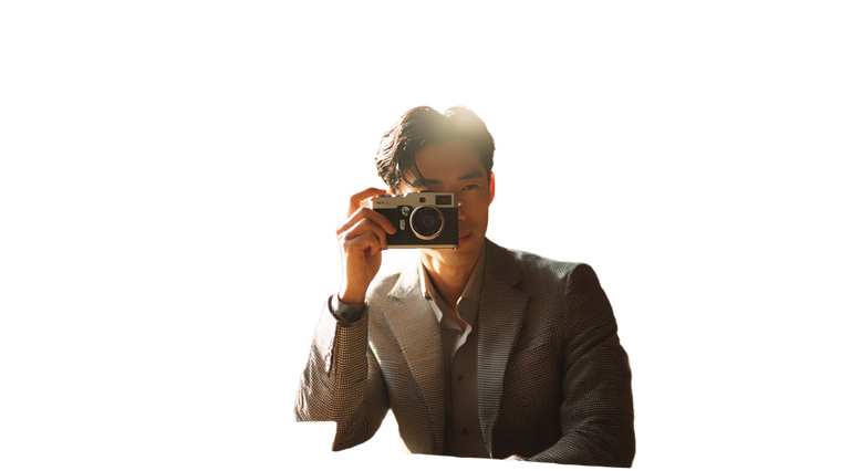 Café Photographer Vinyl Car Decal Sticker – Waterproof & UV-Resistant 2.72"