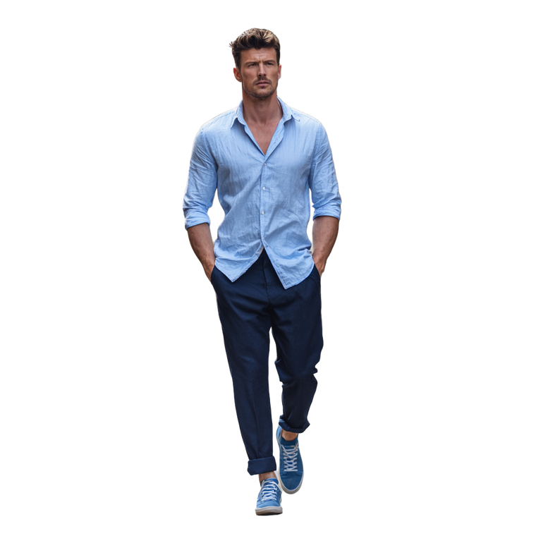 Stylish Male Model V44 Vinyl Car Decal Sticker – Waterproof & UV-Resistant 3.4133333333333336"