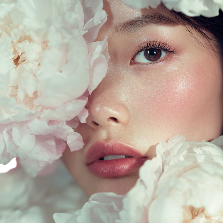 Ethereal Floral Portrait V7 Vinyl Car Decal Sticker – Waterproof & UV-Resistant 3.4133333333333336"