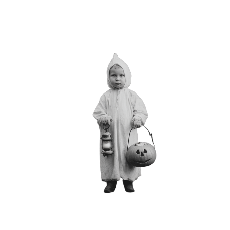 Vintage Ghost Kid Vinyl Car Decal Sticker – Waterproof & UV-Resistant 3.4133333333333336"
