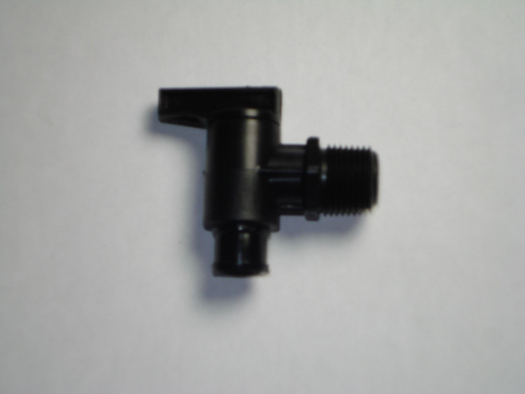 Premium Black Fresh Water Tank Drain Valve | Made in USA | Easy Install | UV Stabilizers