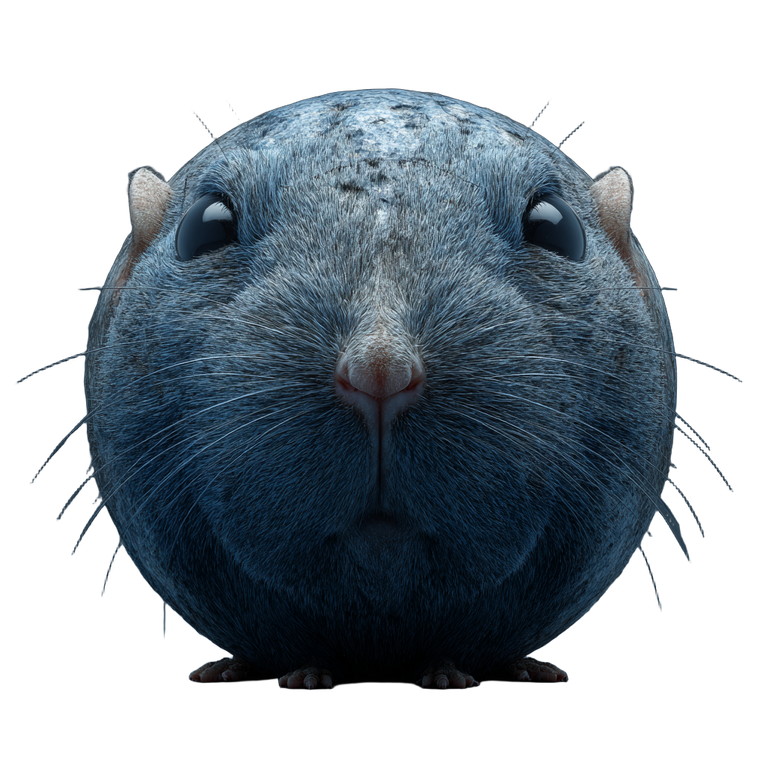 Spherical Rat Vinyl Car Decal Sticker – Waterproof & UV-Resistant 3.4133333333333336"