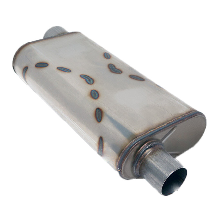 Enhance Your Vehicle's Performance | Black Widow 300-Series Oval Muffler | High-Quality Stainless Steel