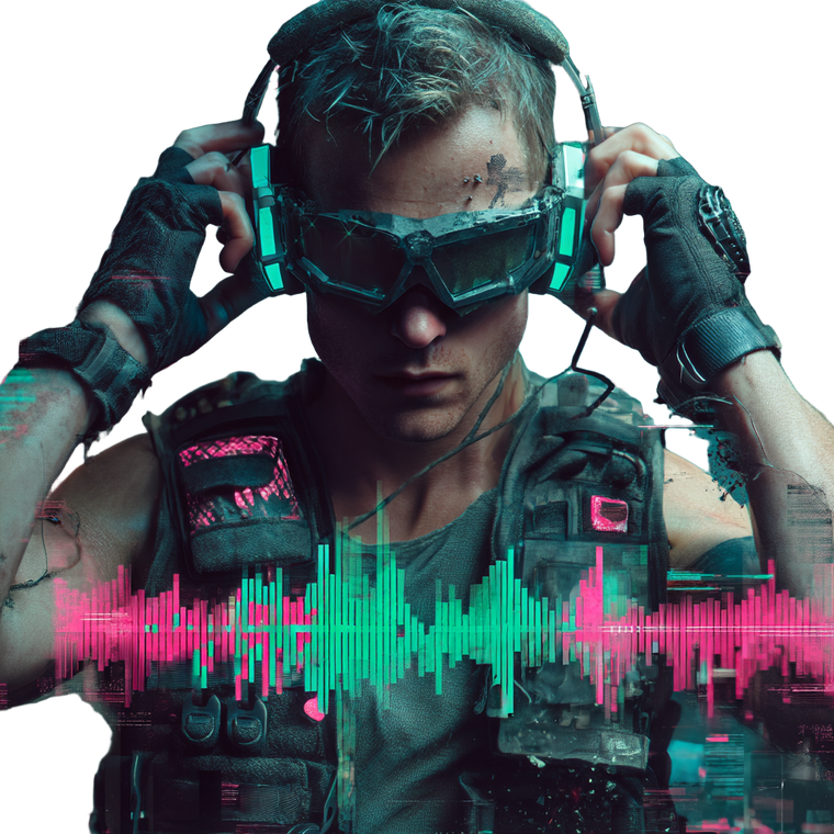 Glitchcore Digital Performer Vinyl Car Decal Sticker – Waterproof & UV-Resistant 6.826666666666667"