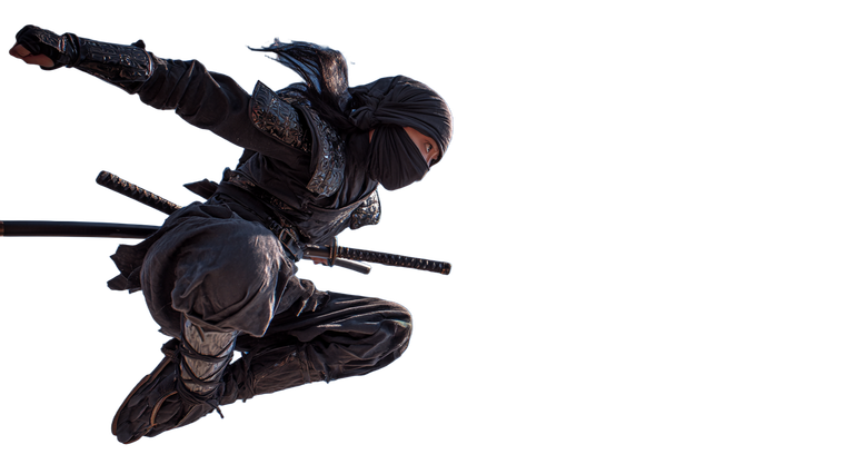 Female Ninja Leap Vinyl Car Decal Sticker – Waterproof & UV-Resistant 5.4