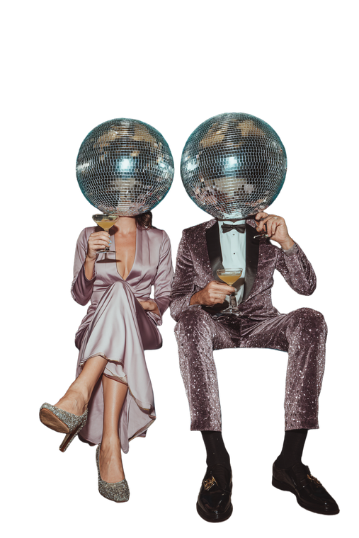 Disco Ball Heads V3 Vinyl Car Decal Sticker – Waterproof & UV-Resistant 4.4