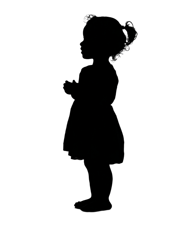 Toddler Silhouette Vinyl Car Decal Sticker – Waterproof & UV-Resistant 8.0"