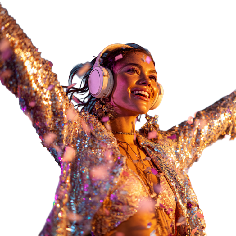 Disco Dancer Pose Vinyl Car Decal Sticker – Waterproof & UV-Resistant 6.826666666666667"