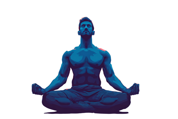 Meditating Indian Man V3 Vinyl Car Decal Sticker – Waterproof & UV-Resistant 5.97333333333333