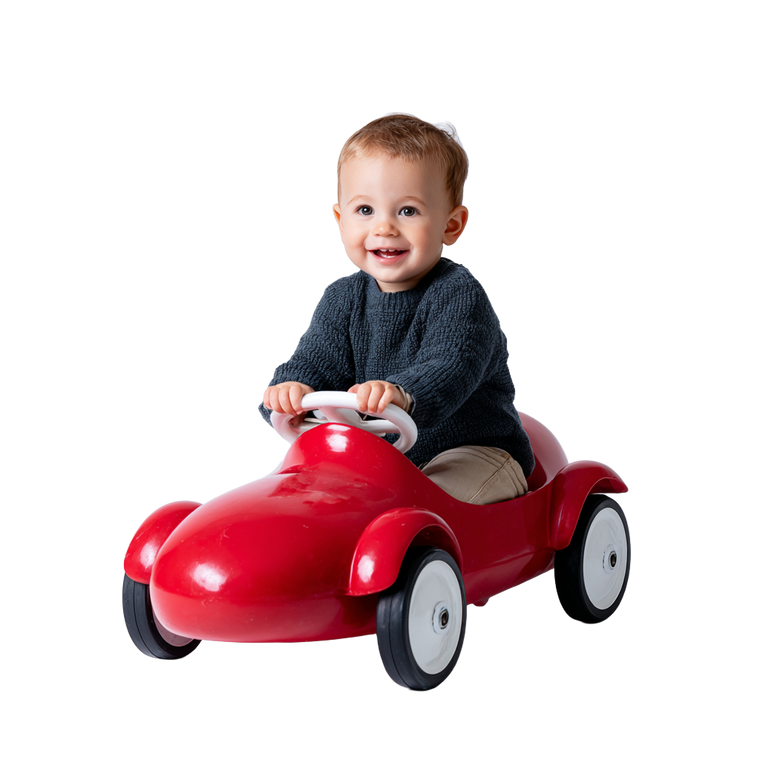 Happy Toddler Racing Vinyl Car Decal Sticker – Waterproof & UV-Resistant 3.4133333333333336"