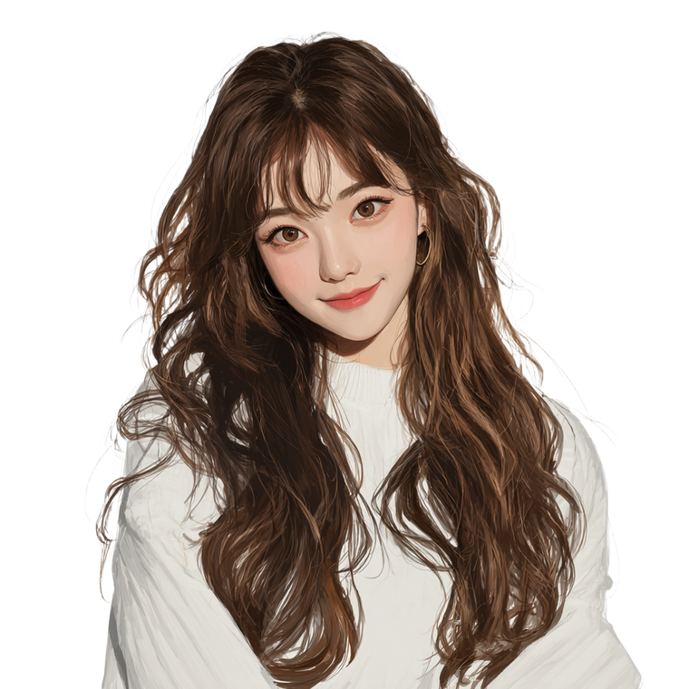 Korean Girl V15 Vinyl Car Decal Sticker – Waterproof & UV-Resistant 3.4133333333333336"