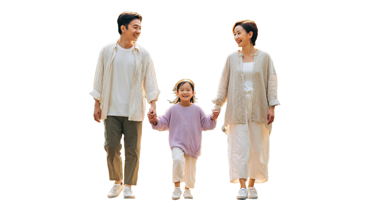 Family Park Walk V6 Vinyl Car Decal Sticker – Waterproof & UV-Resistant 5.4