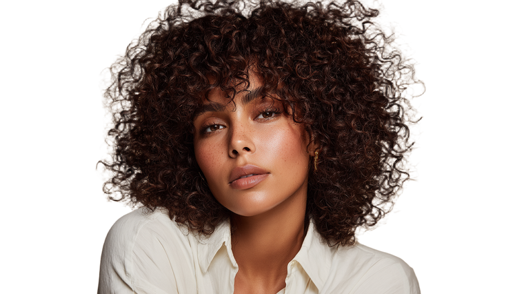 Curly Hair Beauty V3 Vinyl Car Decal Sticker – Waterproof & UV-Resistant 2.72"