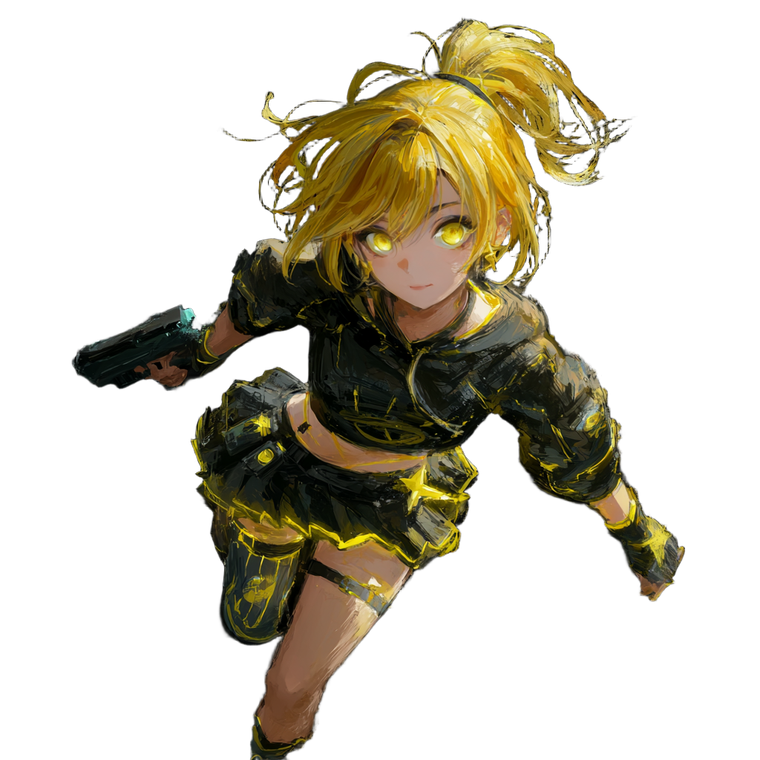 Cyberpunk Anime Girl V113 Vinyl Car Decal Sticker – Waterproof & UV-Resistant 3.4133333333333336"