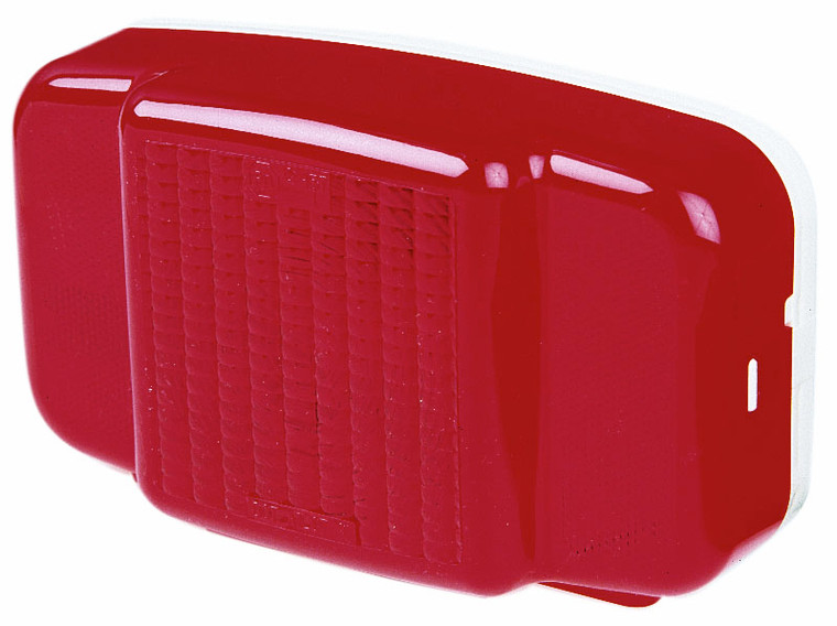 Peterson Mfg. Trailer Stop/Turn/Tail Light | Rounded Red Lens Light Combo | Rugged Design | For Enclosed Trailers & RVs